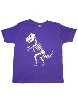 Dinosaur Skeleton Bones Funny Dino Toddler T-Shirt