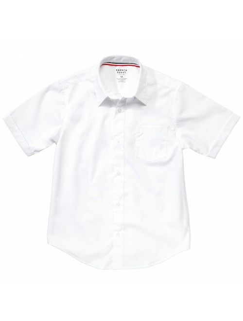 French Toast Boys School Uniform Short Sleeve Classic Dress Shirt (Little Boys & Big Boys)