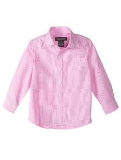 Boys' Long Sleeve Checkers Gingham Shirt