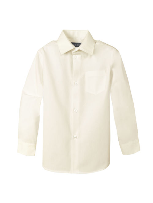 Spring Notion Boy's Cotton Blend Long Sleeve Dress Shirt