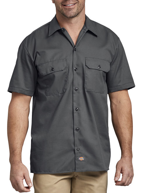 Dickies Big Men's Short Sleeve Twill Work Shirt