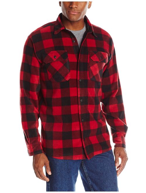 wrangler fleece flannel jacket