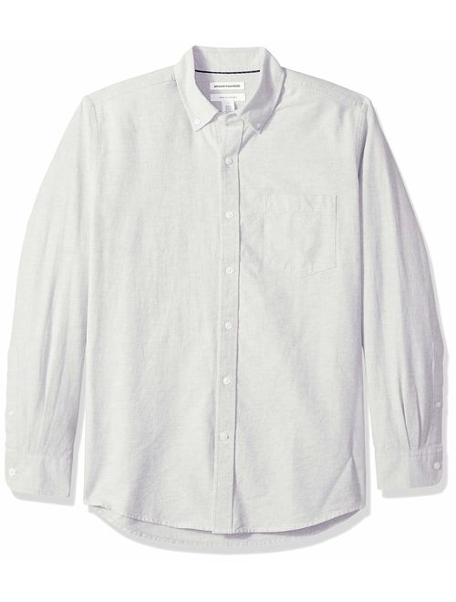 Amazon Essentials Men's Regular-Fit Long-Sleeve Pocket Oxford Shirt