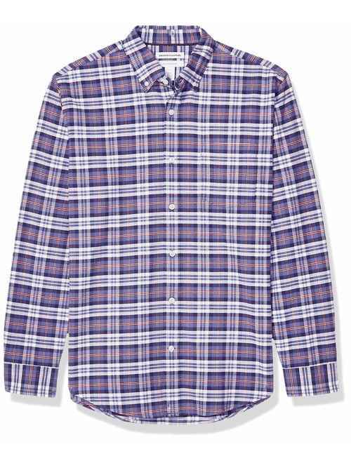 Amazon Essentials Men's Regular-Fit Long-Sleeve Pocket Oxford Shirt