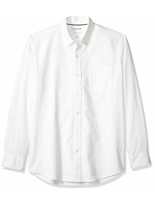 Amazon Essentials Men's Regular-Fit Long-Sleeve Pocket Oxford Shirt