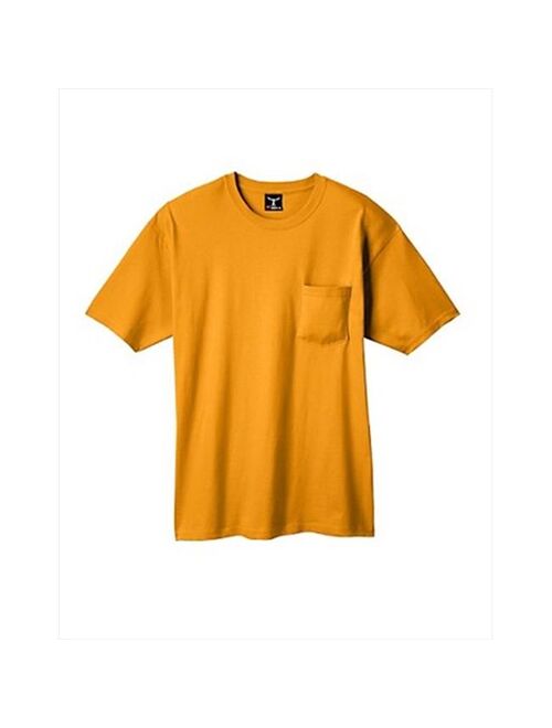 Hanes Men's Premium Beefy-T Short Sleeve T-Shirt With Pocket, Up to Size 3XL