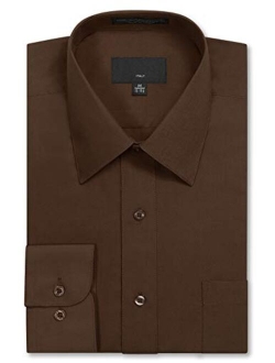 JD Apparel Men's Regular Fit Dress Shirts