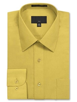 JD Apparel Men's Regular Fit Dress Shirts