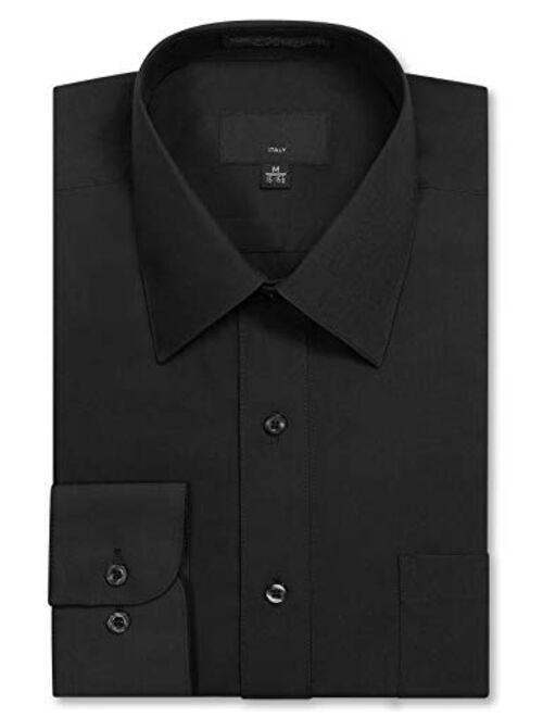 JD Apparel Men's Regular Fit Dress Shirts