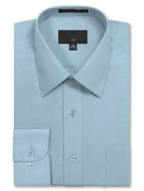 JD Apparel Men's Regular Fit Dress Shirts