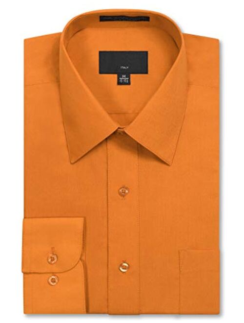 JD Apparel Men's Regular Fit Dress Shirts