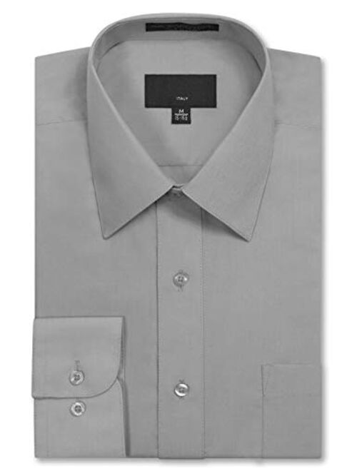 JD Apparel Men's Regular Fit Dress Shirts