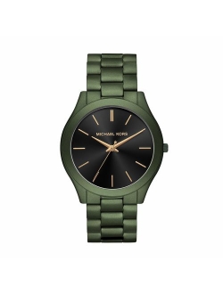 Men's Slim Runway Quartz Watch with Stainless Steel Strap