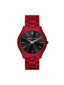 Men's Slim Runway Quartz Watch with Stainless Steel Strap