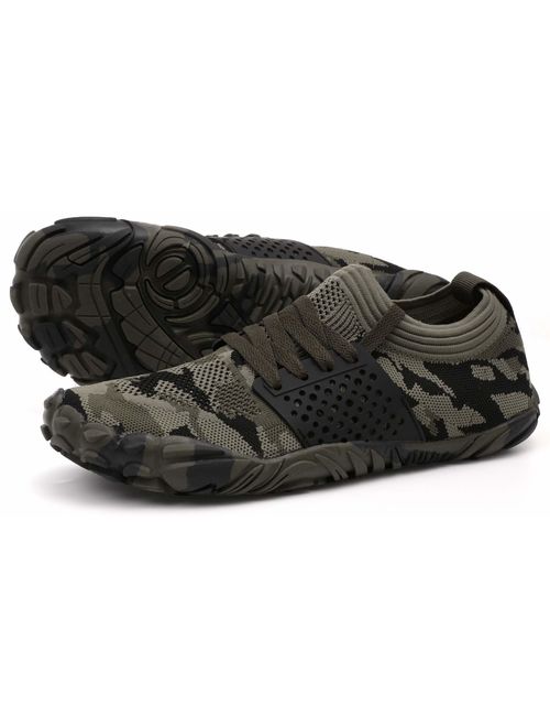 WHITIN Men's Minimalist Trail Runner Wide Toe Box Barefoot Inspired