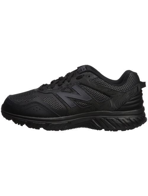 New Balance Men's 510v4 Cushioning Trail Running Shoe, Black, 10.5 4E US