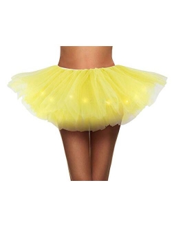 Simplicity Women's Classic 5 Layered Tulle Tutu Skirt