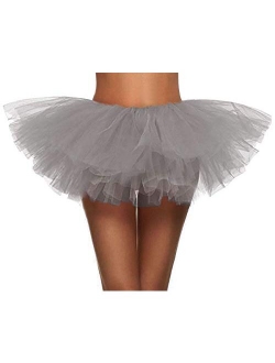 Simplicity Women's Classic 5 Layered Tulle Tutu Skirt