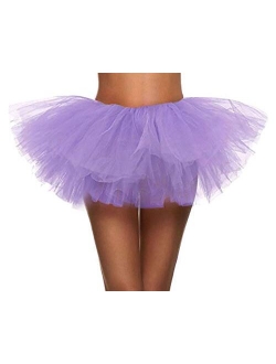 Simplicity Women's Classic 5 Layered Tulle Tutu Skirt