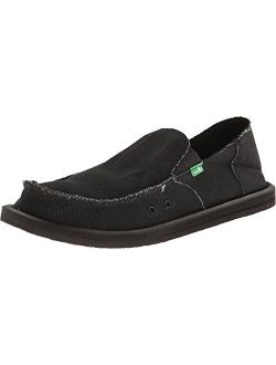 Sanuk Men's Vagabond Slip On Canvas Loafers