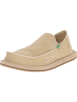 Sanuk Men's Vagabond Slip On Canvas Loafers