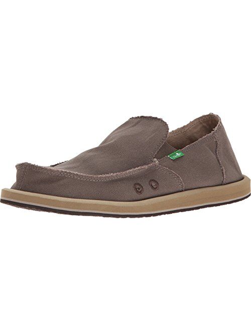 Sanuk Men's Vagabond Slip On Canvas Loafers