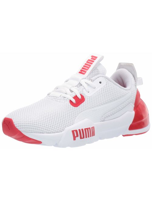 PUMA Mesh Lace Up Round Toe Cell Phase Sneaker