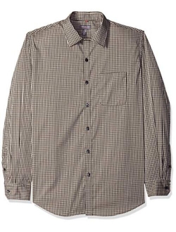 Men's Traveler Stretch Long Sleeve Button Down Black/Khaki/Grey Shirt