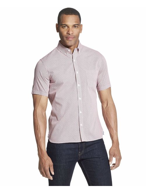 van heusen never tuck short sleeve