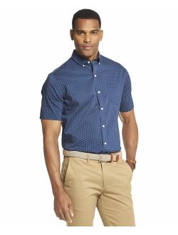 Men's Flex Short Sleeve Button Down Print Shirt