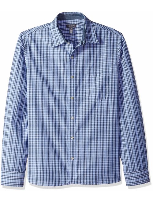 Van Heusen Men's Never Tuck Slim Fit Shirt