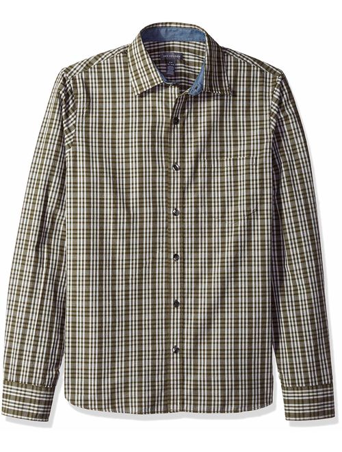 Van Heusen Men's Never Tuck Slim Fit Shirt