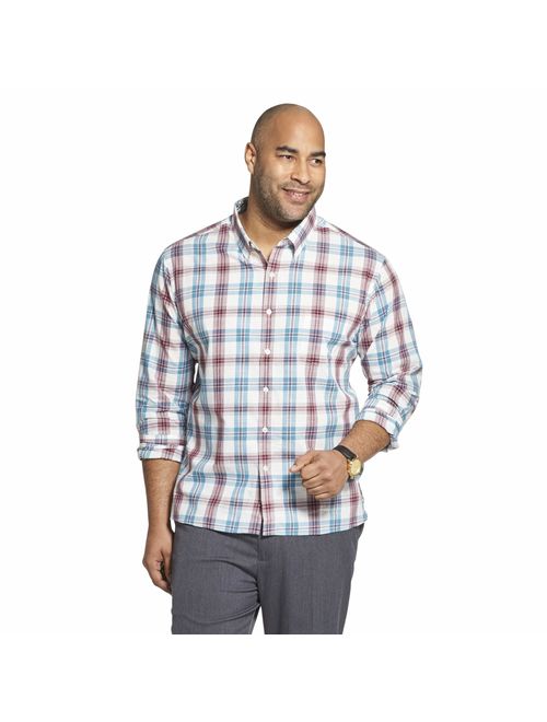 Van Heusen Men's Never Tuck Slim Fit Shirt