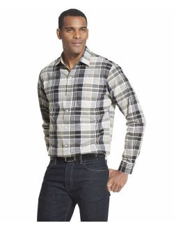 Men's Big and Tall Air Long Sleeve Button Down Shirt