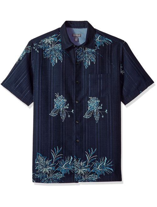 Van Heusen Men's Oasis Printed Short Sleeve Shirt