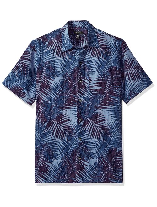 Van Heusen Men's Oasis Printed Short Sleeve Shirt