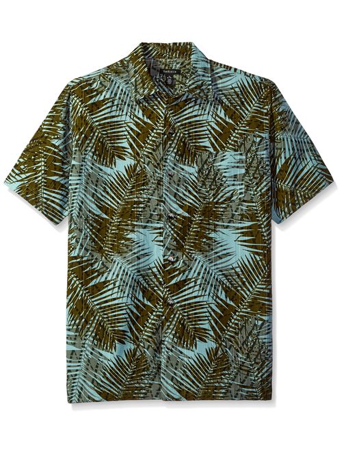 Van Heusen Men's Oasis Printed Short Sleeve Shirt