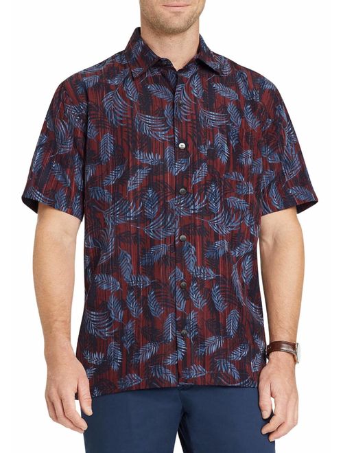 Van Heusen Men's Oasis Printed Short Sleeve Shirt