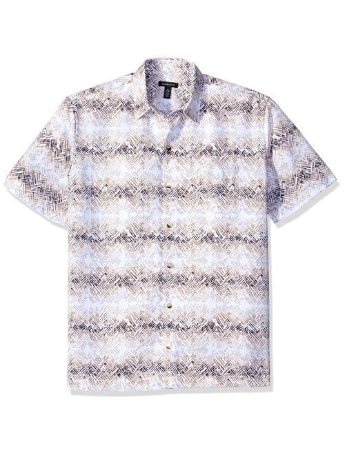 Van Heusen Men's Oasis Printed Short Sleeve Shirt