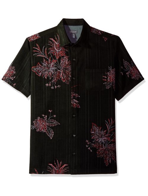 Van Heusen Men's Oasis Printed Short Sleeve Shirt