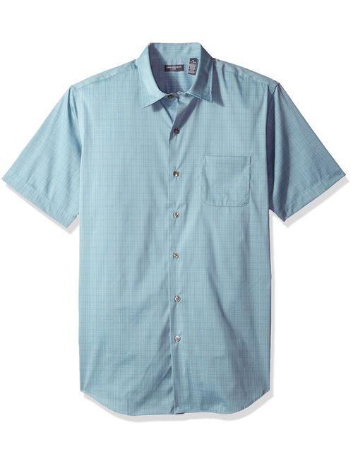 Van Heusen Men's Flex Short Sleeve Button Down Solid Shirt