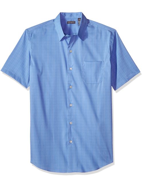 Van Heusen Men's Flex Short Sleeve Button Down Solid Shirt