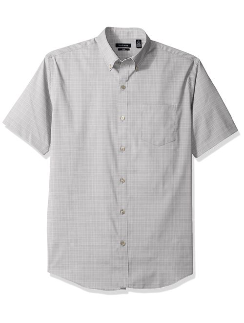 Van Heusen Men's Flex Short Sleeve Button Down Solid Shirt