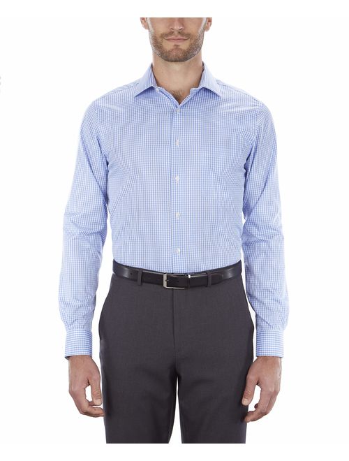 Van Heusen Men's Dress Shirt Regular Fit Flex Collar Check