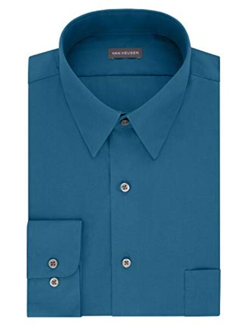 Van Heusen Men's BIG FIT Long Sleeve Dress Shirts Poplin (Big and Tall)