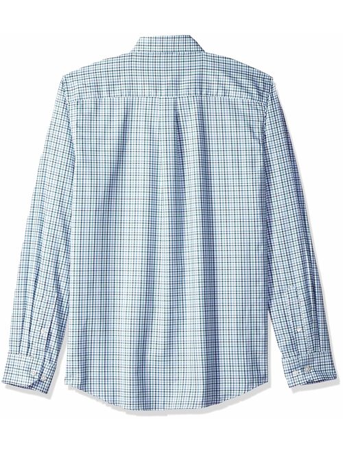 Van Heusen Men's Slim Fit Flex Long Sleeve Button Down Stretch Tattersal Shirt