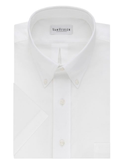 Men's Dress Shirts Short Sleeve Oxford Solid
