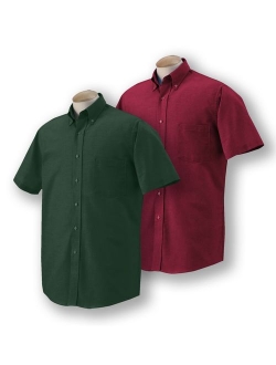 Men's Short-Sleeve Oxford Dress Shirt