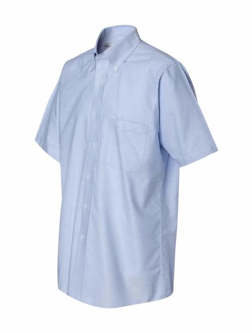 Van Heusen Men's Short-Sleeve Oxford Dress Shirt