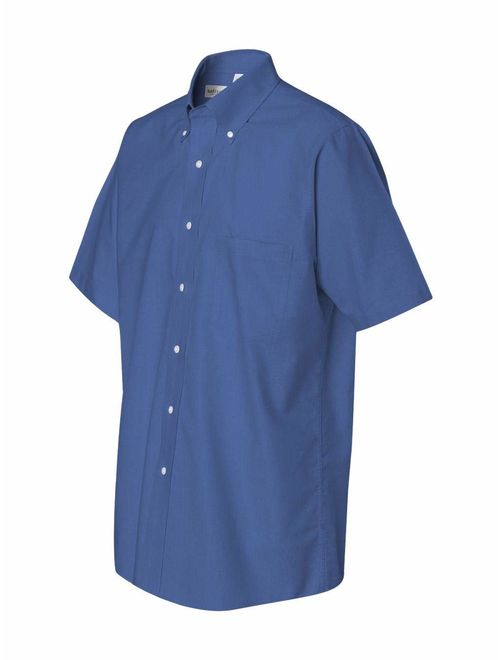 Van Heusen Men's Short-Sleeve Oxford Dress Shirt